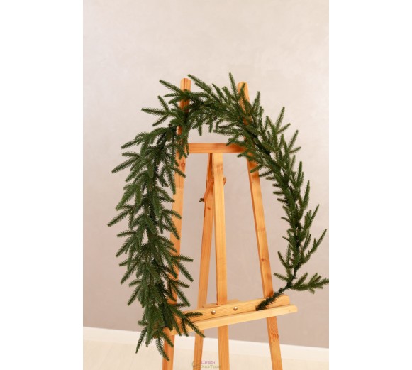 Гірлянда з литої хвої Смерека зелена 2м